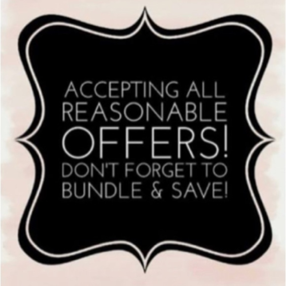 Accepting most reasonable offers!!! Don’t be afraid to offer!!